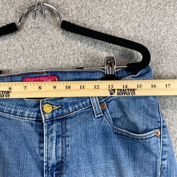 Levi’s 528 low rise curvy bootcut size 11 stretchy Y2K edgy cut date 2008 - Picture 3 of 12